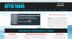 Desktop Screenshot of bettatanks.com.au